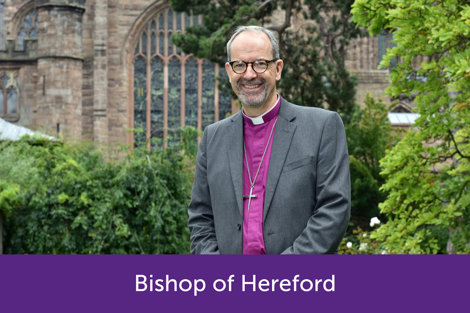 Bishop of Hereford smiling