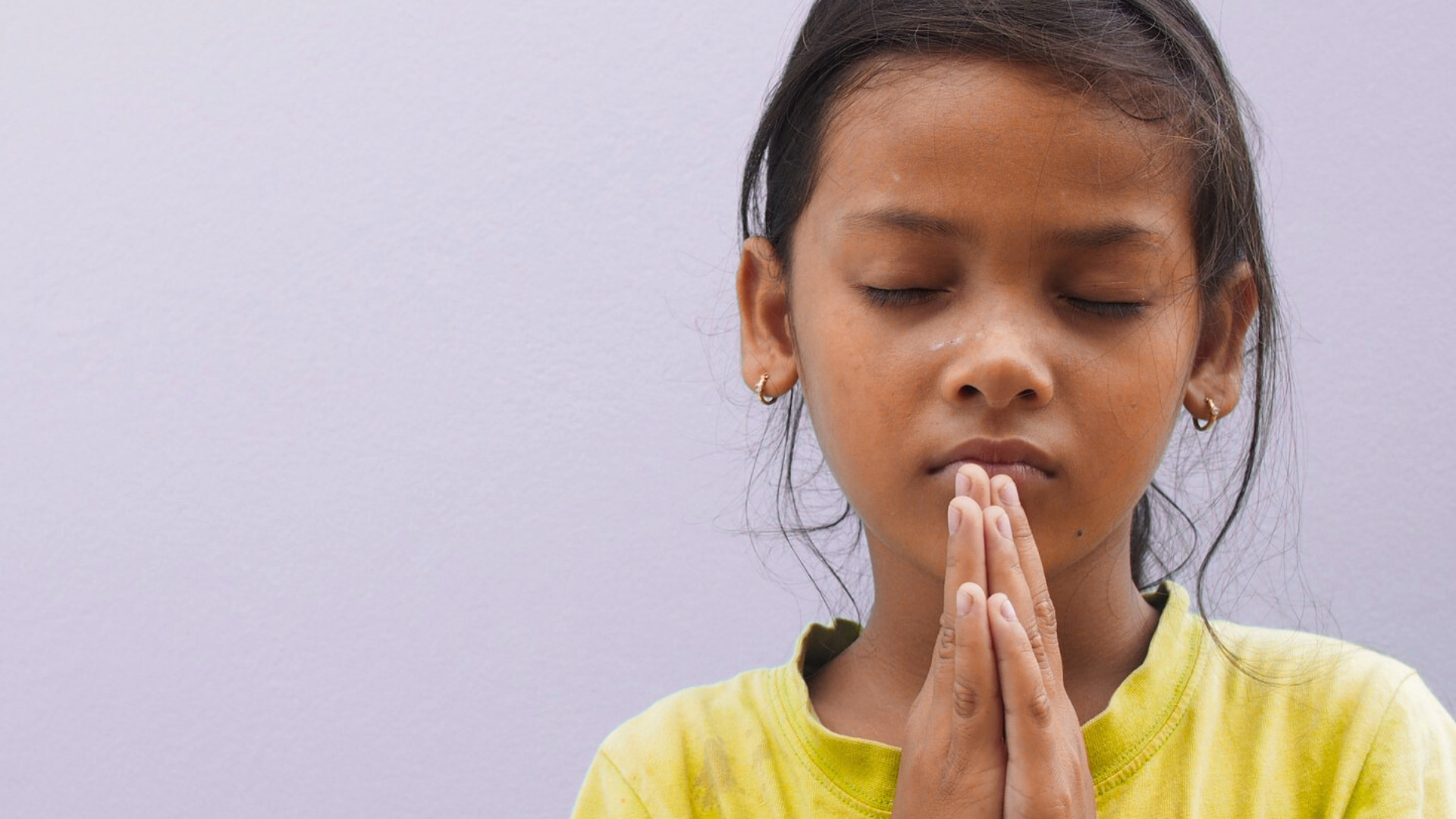 A Child praying