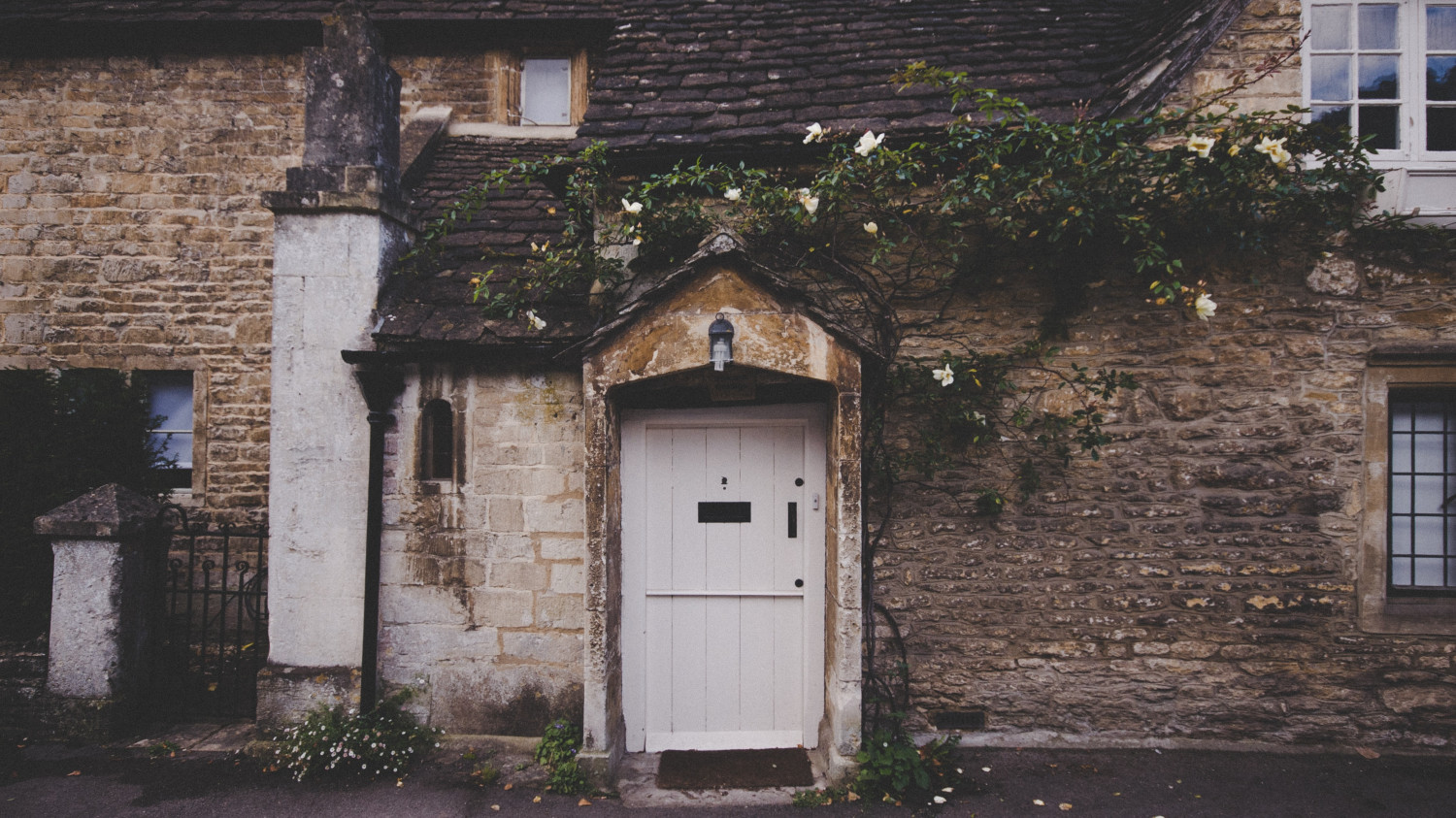 Image of a door to a stone building