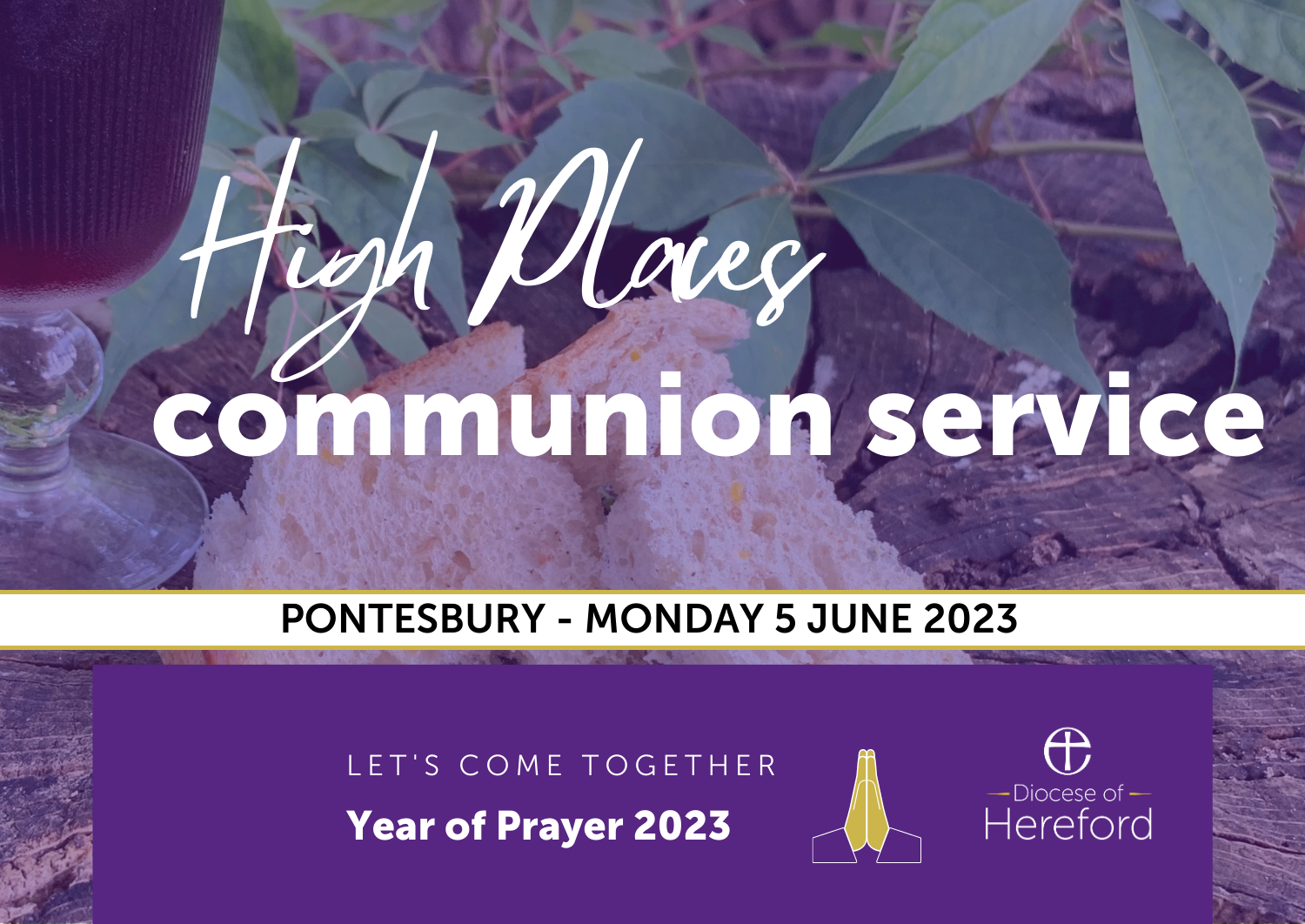 Bread and Wine - Invitation to Holy Communion Service